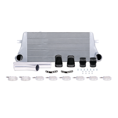 Mishimoto 94-02 Dodge Ram 2500 5.9L Cummins Intercooler Kit with Pipes - Silver