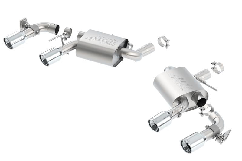 Borla S-Type Axle-Back Exhaust System for 2016-2024 Chevrolet Camaro SS & LT1 with Dual NPP Valves