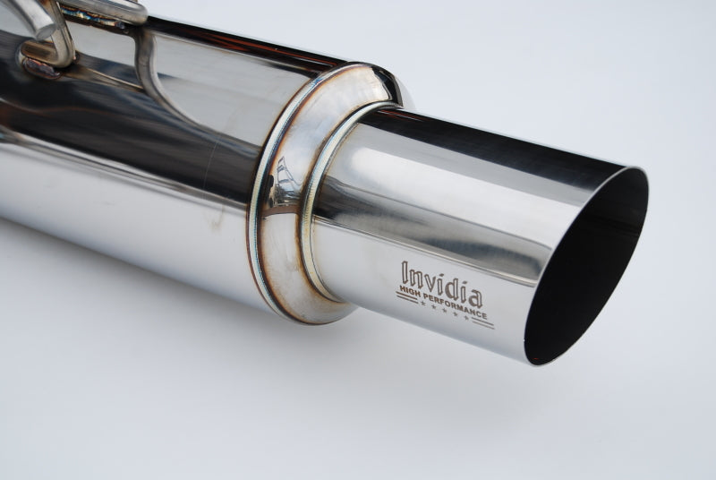 Invidia 2022+ Subaru WRX N1 Twin Outlet Single Layer Stainless Steel Tip Cat-Back Exhaust
