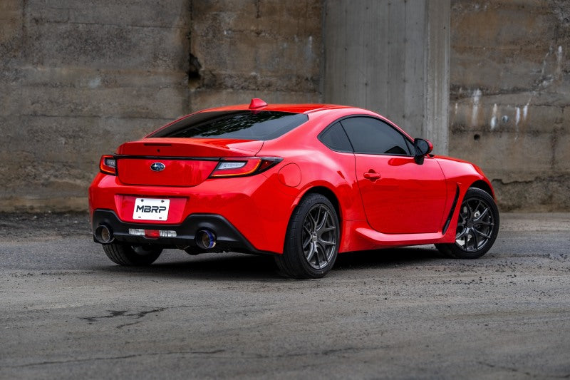 MBRP Armor Pro Series Axle Back Exhaust System for 2022-2024 Subaru BRZ & Toyota GR86 – 2.5 Inch Dual Split Rear Exit with Burnt End Tips, T304 Stainless Steel