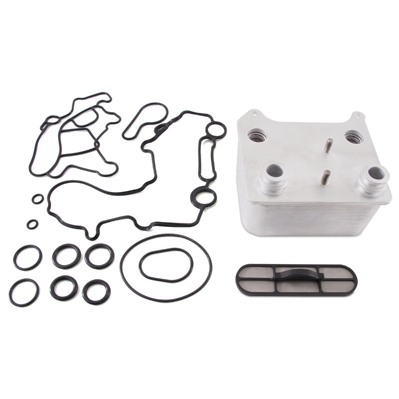 Mishimoto 2003-2007 Ford 6.0L Powerstroke Replacement Oil Cooler Kit - Reliable Engine Cooling Solution