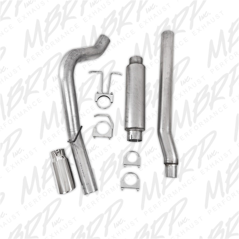 MBRP S5246AL Armor Lite Series 4-inch Cat Back Exhaust System for 2011-2012 Ford F-250 and F-350 Super Duty with 6.2L V8 Gas Engine