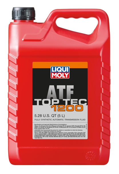 LIQUI MOLY Top Tec ATF 1200 Automatic Transmission Fluid – 5L