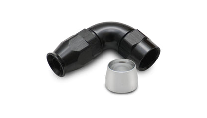 Vibrant -4AN 90 Degree High Flow Hose End Fitting for PTFE Lined Hose