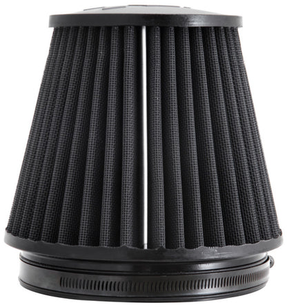 K&N Engineering RU-3102HBK Black Universal Round Tapered Air Filter – 6 Inch Flange Diameter