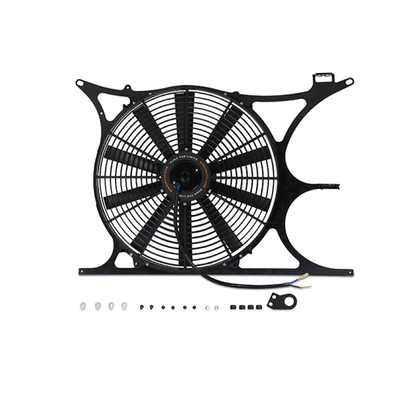 Mishimoto BMW E36 Fan Shroud Kit with 16" High-Flow Electric Fan and Optional Fan Controller