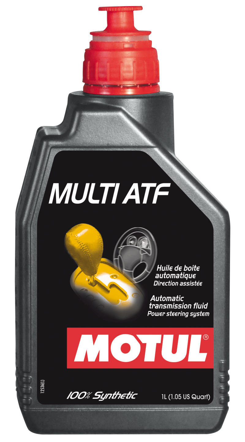 Motul 1L Transmission Multi ATF 100% Synthetic - High-Performance Automatic Transmission Fluid for Mercedes-Benz and BMW
