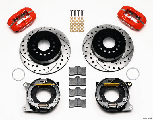 Wilwood Forged Dynalite P/S P-B Rear Disc Brake Kit for 2005-2014 Ford Mustang