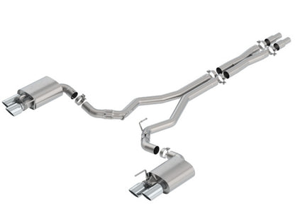Borla ATAK Cat-Back Exhaust System for 2018-2023 Ford Mustang GT with Valves - 3 Inch Diameter