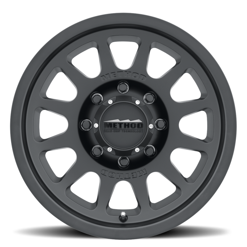 Method MR703 17x8.5 Inch Black Off-Road Wheel with Bead Grip Technology