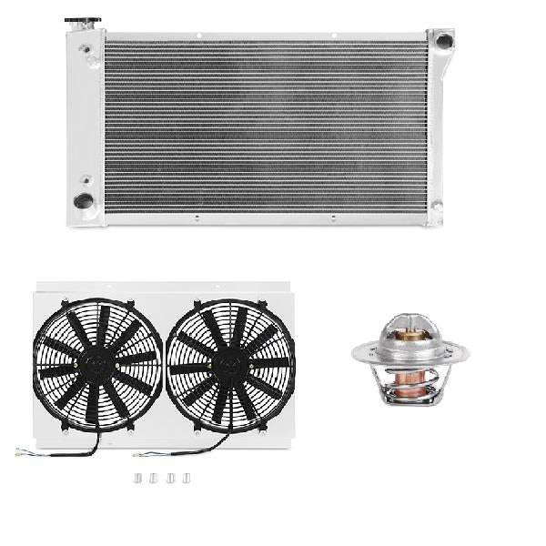 Mishimoto 1967-1969 Ford Mustang Cooling Package with Radiator, Fan Shroud, and Thermostat - Fits 4.7L and 5.8L Engines