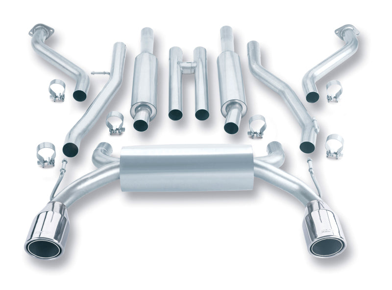 Borla Performance Industries True Dual Cat-Back Exhaust System for Nissan 350Z (Part #140045)