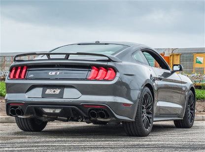 Borla ATAK Cat-Back Exhaust System for 2018-2023 Ford Mustang GT with Active Exhaust Valves – 3 Inch Diameter with Black Chrome Tips