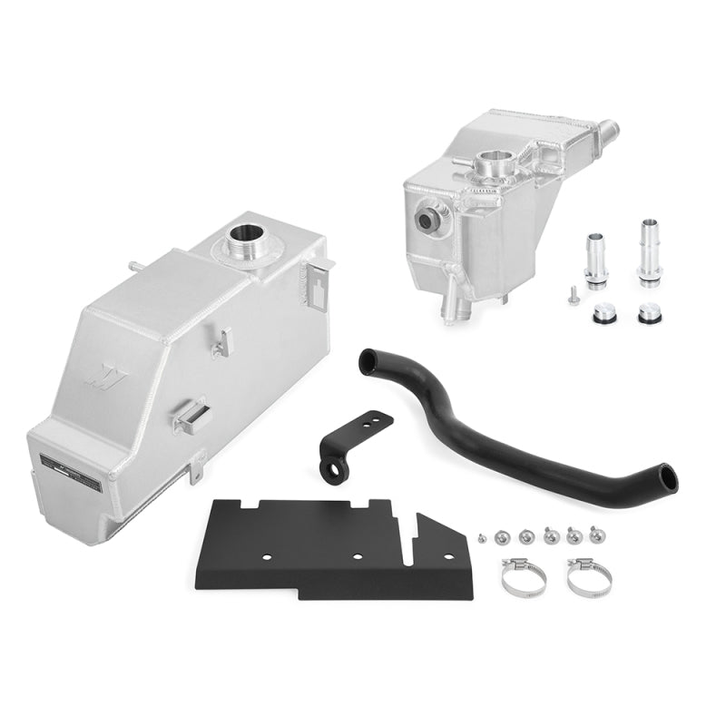 Mishimoto 2011-2019 Ford 6.7L Powerstroke Aluminum Degas Tank Kit – Natural Finish