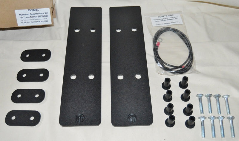 Titan Fuel Tanks 17-24 Universal Aluminum Body Insulator Kit for Use with PN5410050 Tanks