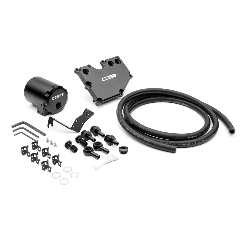 COBB 16-18 Ford Focus RS Air Oil Separator - High-Performance Engine Ventilation System