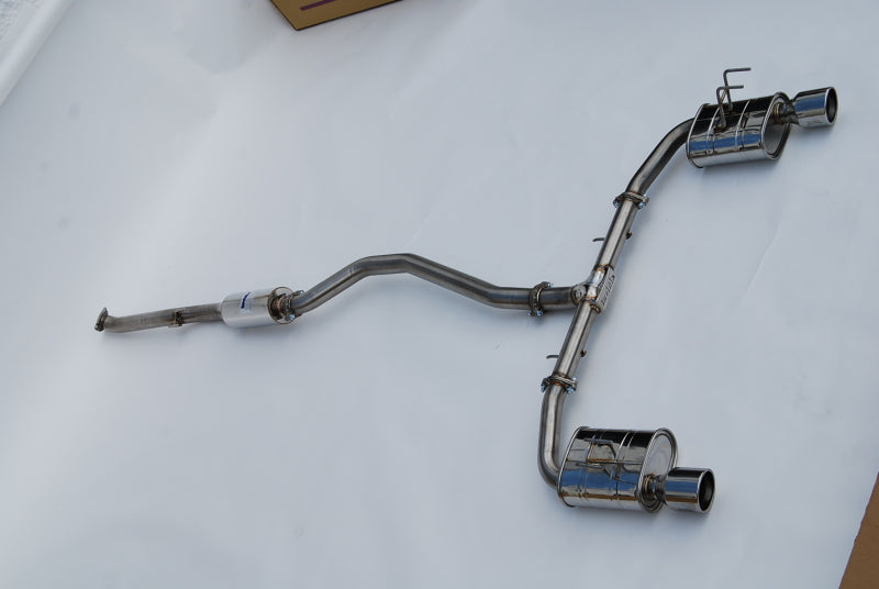 Invidia Q300 70mm Cat Back Exhaust System for 2022+ Honda Civic Si 1.5T with Rolled Stainless Steel Tips