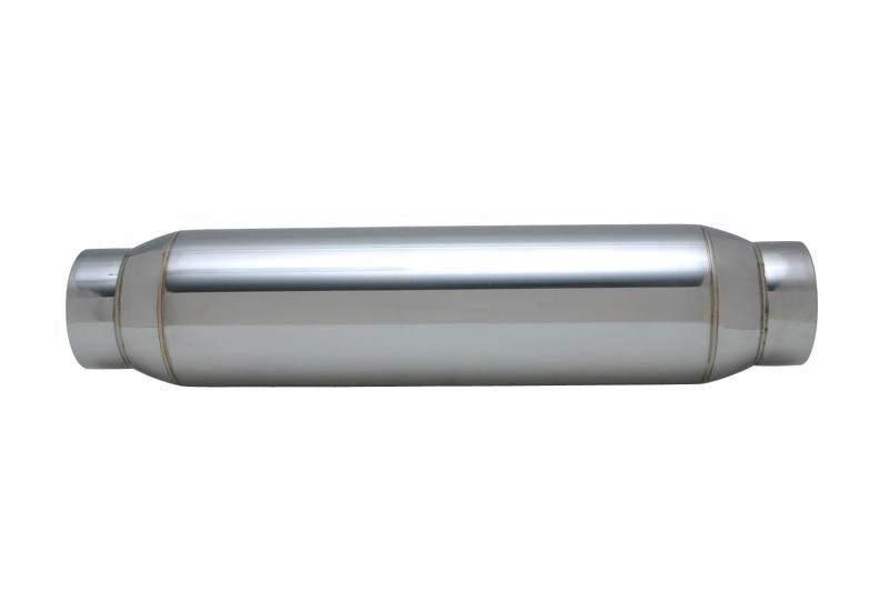 Vibrant SS Resonator (Standard Design) 3-inch Inlet/Outlet, 12-Inch Length - Model 1794
