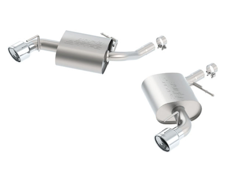 Borla S-Type Axle-Back Exhaust System for 2016-2023 Chevrolet Camaro 3.6L V6, Single Split Rear Exit