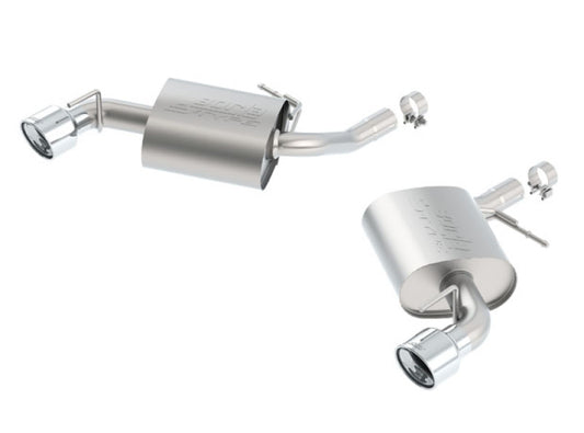 Borla S-Type Axle-Back Exhaust System for 2016-2023 Chevrolet Camaro 3.6L V6, Single Split Rear Exit
