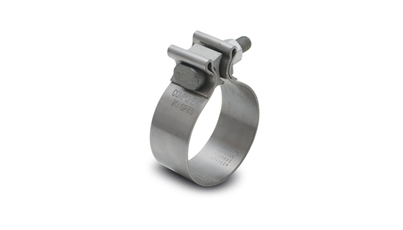 Vibrant SS Accuseal Exhaust Seal Clamp for 3-inch OD Tubing – 1-inch Wide Band