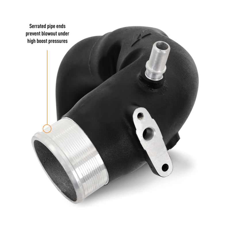 Mishimoto 21+ Ford Bronco 2.7L EcoBoost Intercooler Pipe Kit - Micro Wrinkle Black
