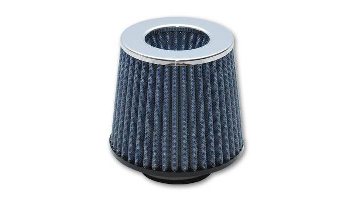 Vibrant Performance Open Funnel Air Filter with Chrome Cap – 2.5 inch Inlet I.D. (Part #1921C)