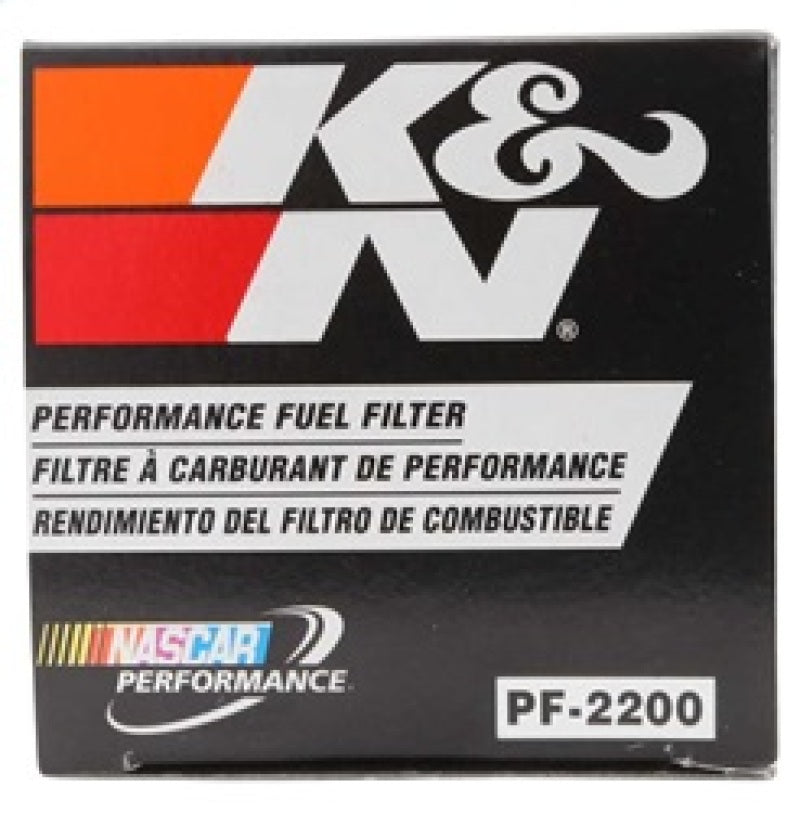 K&N Engineering PF-2200 Cellulose Media Fuel Filter for Mercury Mystique (3-inch OD x 5.625-inch Length)