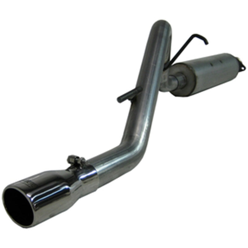 MBRP Armor Lite Series Cat Back Exhaust System for 2005-2007 Jeep Liberty - Single Side Exit, 2.5 Inch Diameter with 3.75 Inch Oval Tip