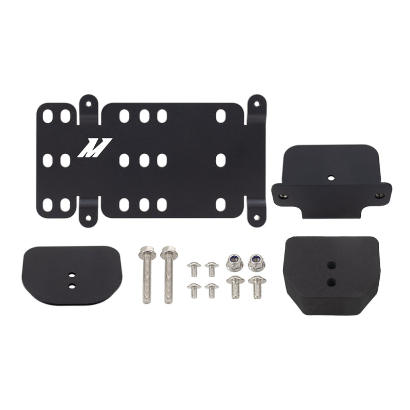 Mishimoto 2019+ Ram 2500/3500 License Plate Relocation Kit with Factory Tow Hook Mount