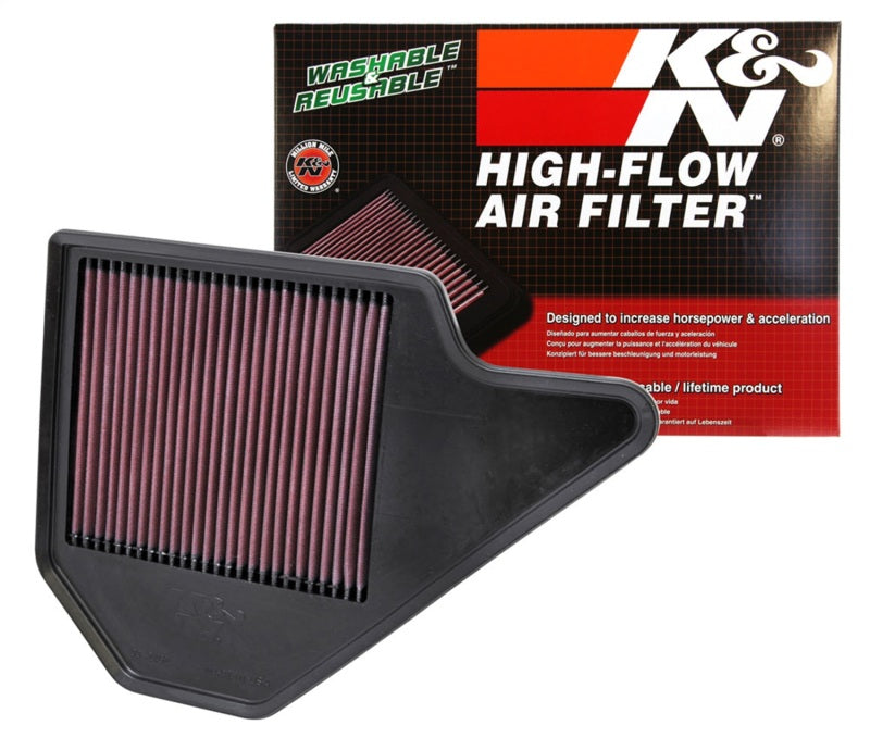 K&N Replacement Air Filter Part 33-2462 for 2011-2013 Chrysler Town & Country, Dodge Grand Caravan, and VW Routan