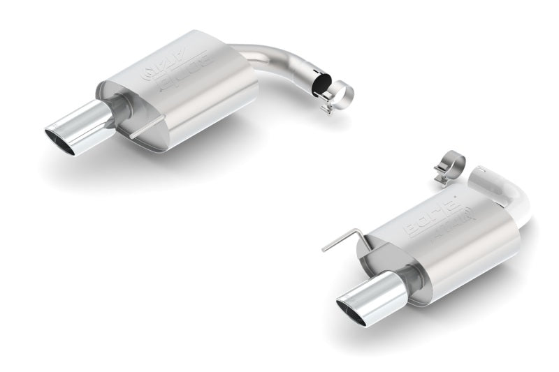 Borla Atak S Rear Section for 2015-2017 Ford Mustang GT 5.0L V8 with 4-Inch Chrome Tips