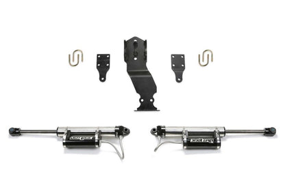 Fabtech FTS22304 Dual Steering Stabilizer System with 2.25-Inch Reservoir Shocks for 2017 Ford F-250 and F-350 Super Duty