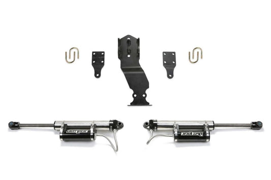 Fabtech FTS22304 Dual Steering Stabilizer System with 2.25-Inch Reservoir Shocks for 2017 Ford F-250 and F-350 Super Duty
