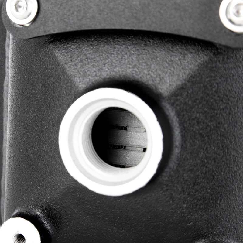 Mishimoto Universal Air-to-Water Intercooler Single Pass - Opposite Side Inlet/Outlet for Up to 500hp