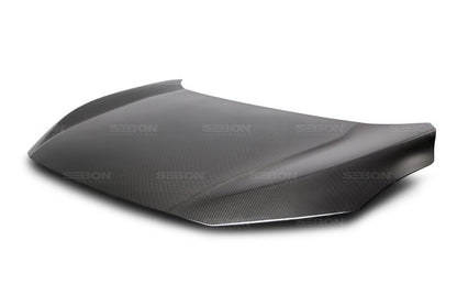 Seibon OEM Style Carbon Fiber Hood for 2016-2017 Honda Civic Coupe Sedan Hatchback