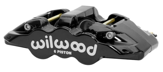 Wilwood Aero-DS Forged Six-Piston Caliper with Black Finish - Part #120-15527-BK