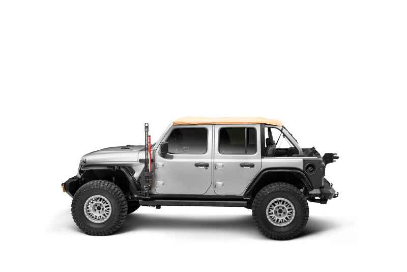 Go Rhino 18-24 Jeep Wrangler JL/JLU/JT Front Fender Jack Mount for Hi-Lift Jack - Tex. Blk