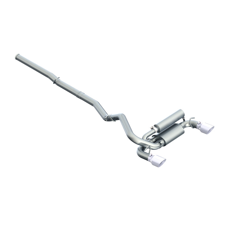 MBRP Armor Plus Series 3-Inch Dual Outlet Cat-Back Exhaust System for Ford Focus RS 2016-2018