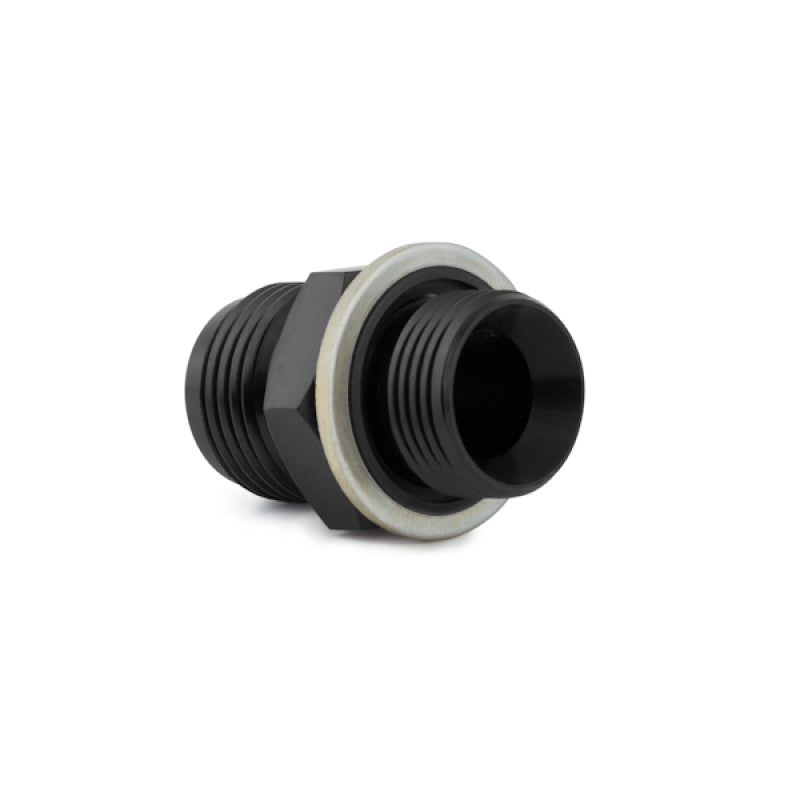 Mishimoto M20 x -10AN Black Anodized Sandwich Plate Fitting - Aluminum Automotive Part