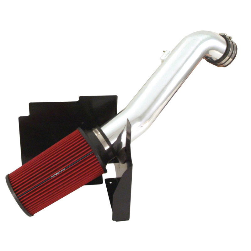 Spectre 01-04 GM Silverado V8-6.6L Diesel Air Intake Kit with Red Filter and Aluminum Tubing