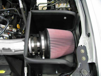 K&N Engineering 77-6014-1KP High Flow Cold Air Intake System for Nissan Xterra, Frontier, and Pathfinder V6 4.0L