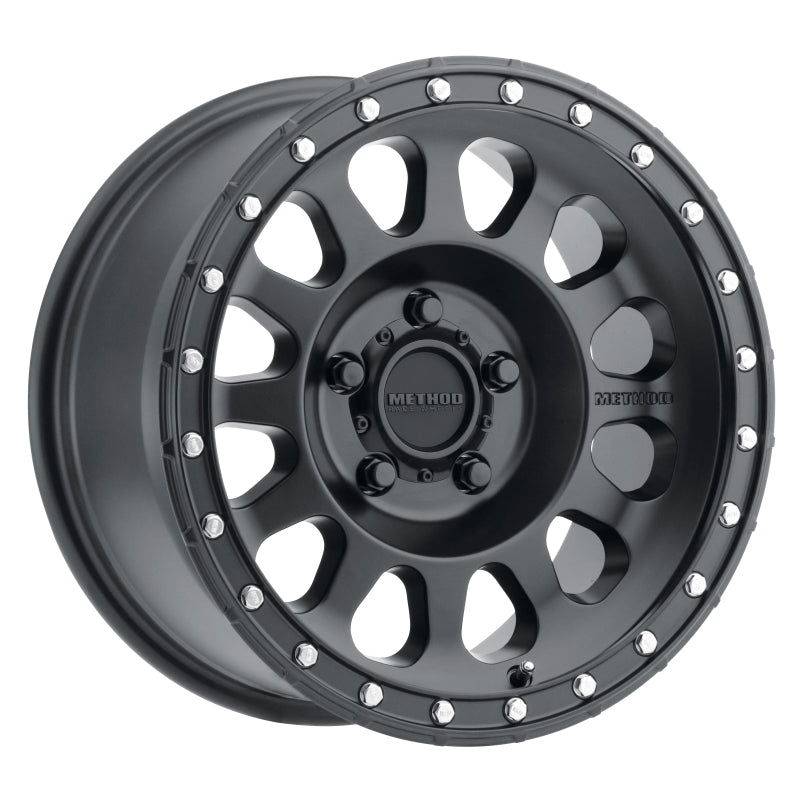 Method MR315 17x8.5 Inch Black Aluminum Wheel with 5x5 Bolt Pattern and 71.5mm Hub Bore