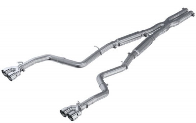 MBRP Armor Lite Series 15-16 Dodge Challenger RT 5.7L Dual Rear Cat-Back Exhaust System with Quad Tips