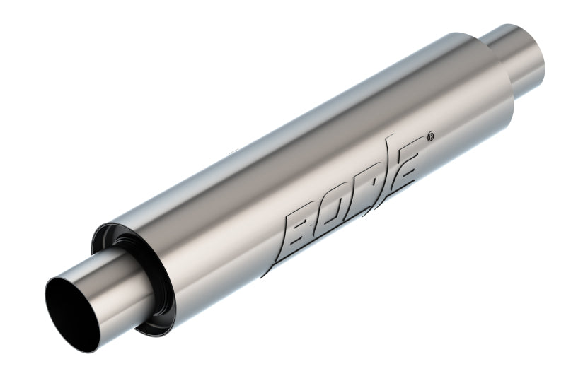Borla XR-1 Low Profile Multicore 2.5-inch Inlet/Outlet Round Racing Muffler - 4-inch Diameter, 16-inch Body, 21-inch Overall Length