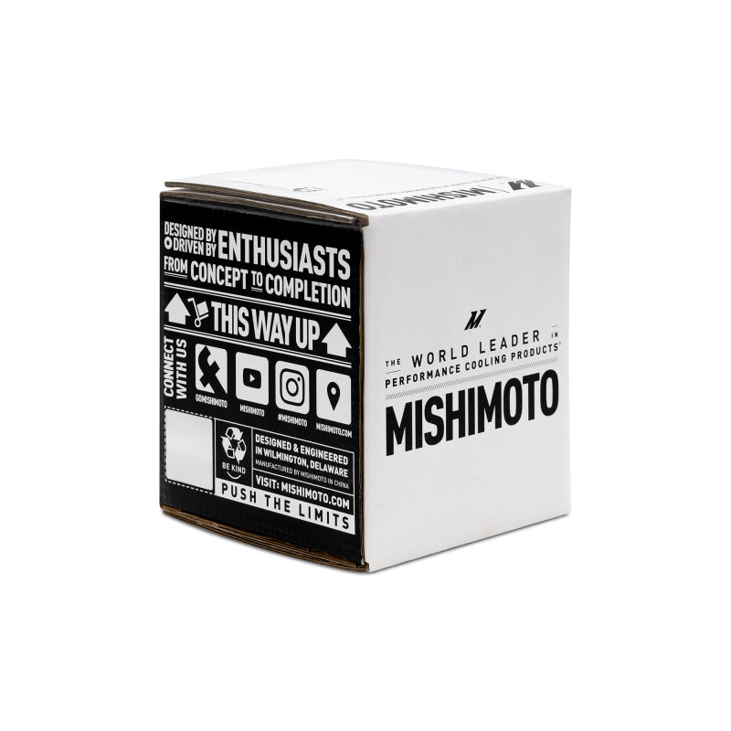 Mishimoto 5x112 Wheel Spacers with 66.5mm Center Bore – 10mm Thickness, M14x1.25 Grade 12.9 Bolts, Black Anodized Finish