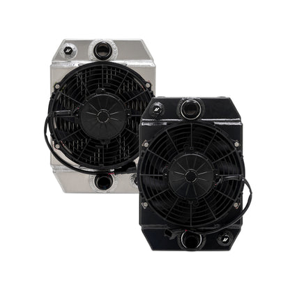 Mishimoto Universal Drag Race Performance Aluminum Radiator - Black (Part Number: MMRAD-UNI-DRGBK)