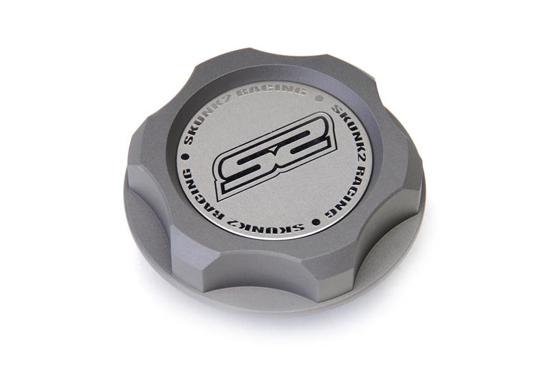 Skunk2 Racing Honda Billet Oil Cap (Part Number 626-99-0072) - Hard Anodized Finish for Honda and Acura Engines