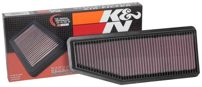 K&N 2019-2020 Jeep Cherokee L4-2.0L Turbo Replacement Drop-In Air Filter by K&N Engineering Part 33-5088
