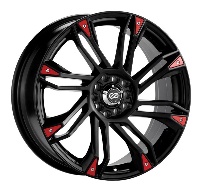 Enkei GW8 17x7 Matte Black Wheel with Dual Bolt Pattern 4x100/114.3 and 42mm Offset
